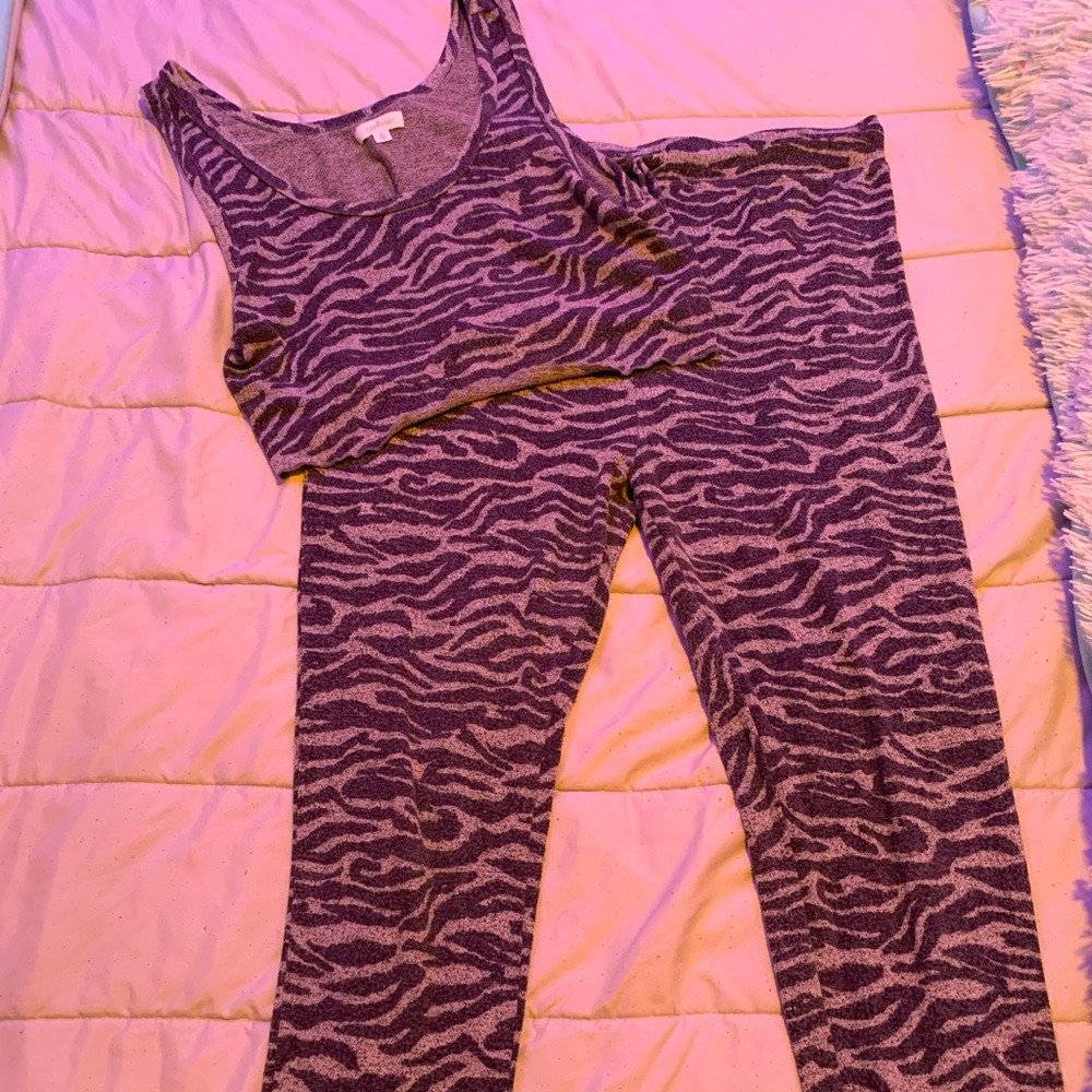 Colsie Matching Zebra Print Pajamas